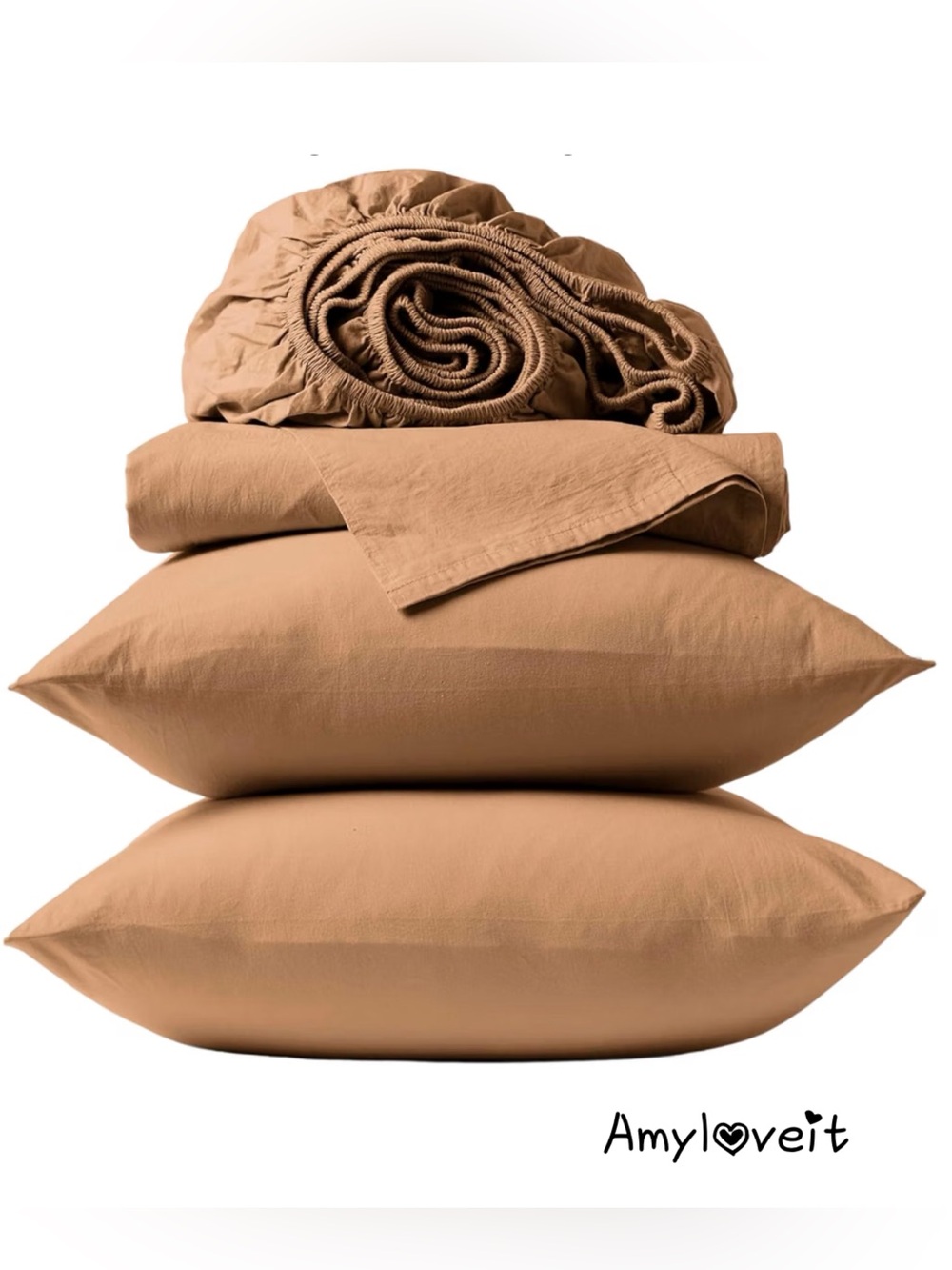 Coyuchi Organic Crinkled Percale Sheet Set Twin
